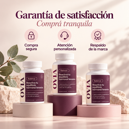 OVIA Balance — Equilibrio Hormonal Femenino y Apoyo Metabólico