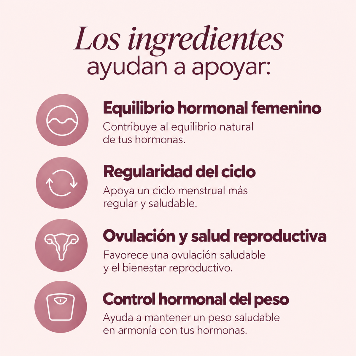 OVIA Balance — Equilibrio Hormonal Femenino y Apoyo Metabólico